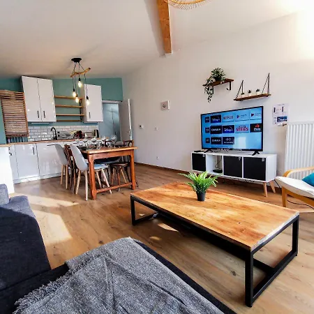 L'aquae - Parking - Wifi - Spacieux アパート *